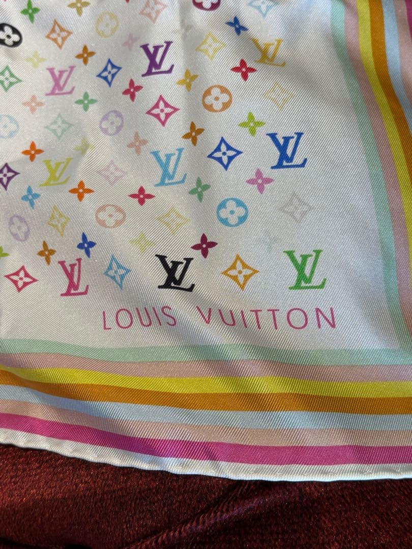 LOUIS VUITTON ルイヴィトン モノグラム マルチカラー スカーフ