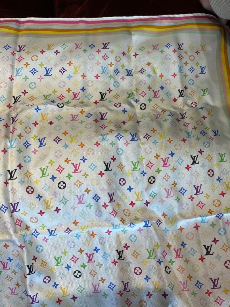 LOUIS VUITTON ルイヴィトン モノグラム マルチカラー スカーフ
