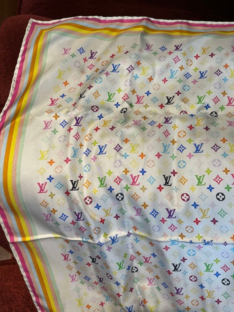 LOUIS VUITTON ルイヴィトン モノグラム マルチカラー スカーフ