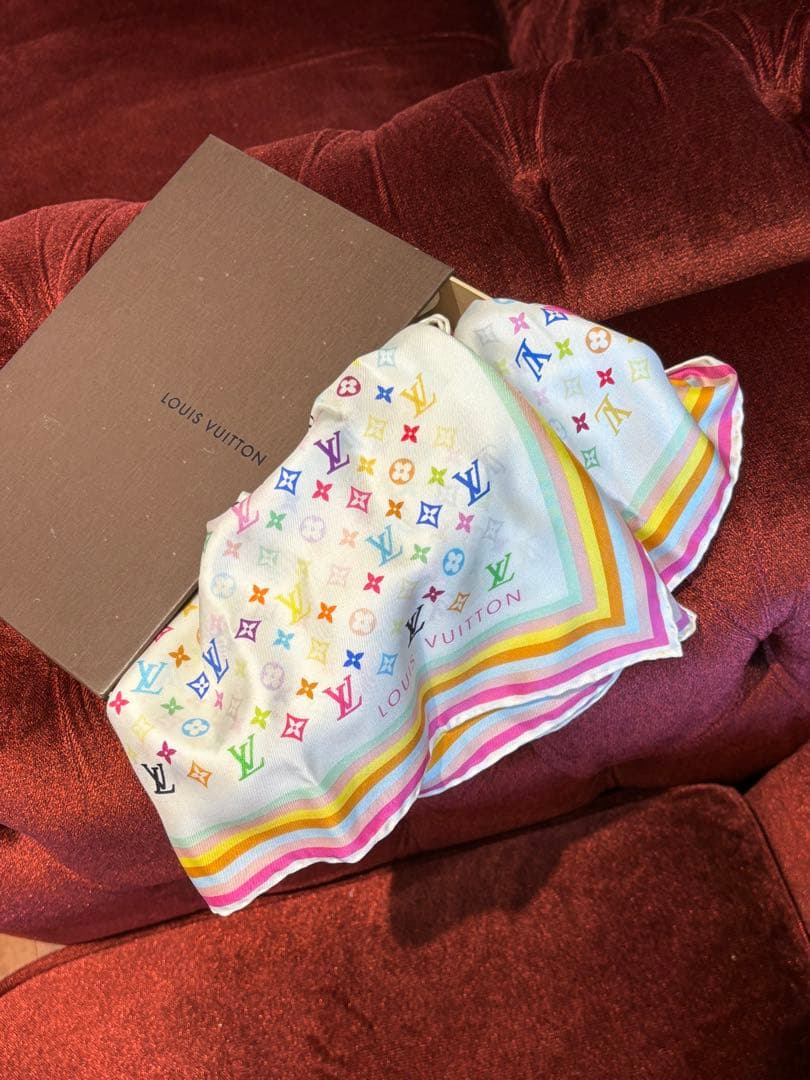 LOUIS VUITTON ルイヴィトン モノグラム マルチカラー スカーフ