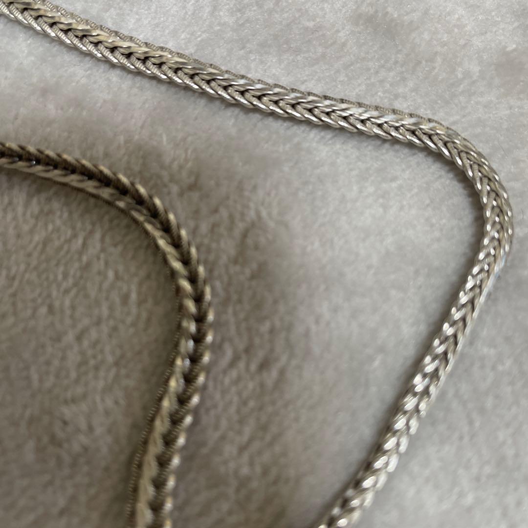 7*0様 アバランチ　フォックステールネックレス60センチ