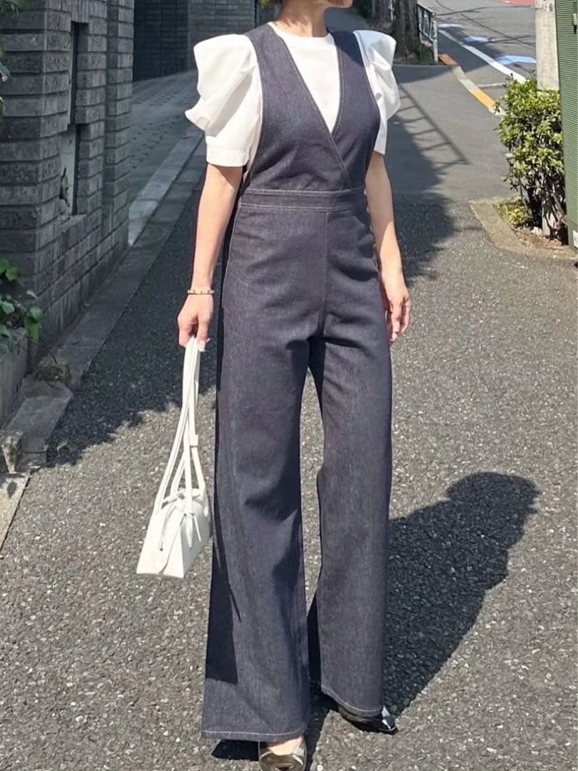 cygne（シーニュ）　ホワイト パフスリーブ