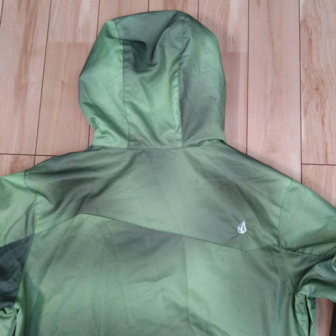 【美品】ボルコム VOLCOM スノーボードウェア ジャケット グリーン M