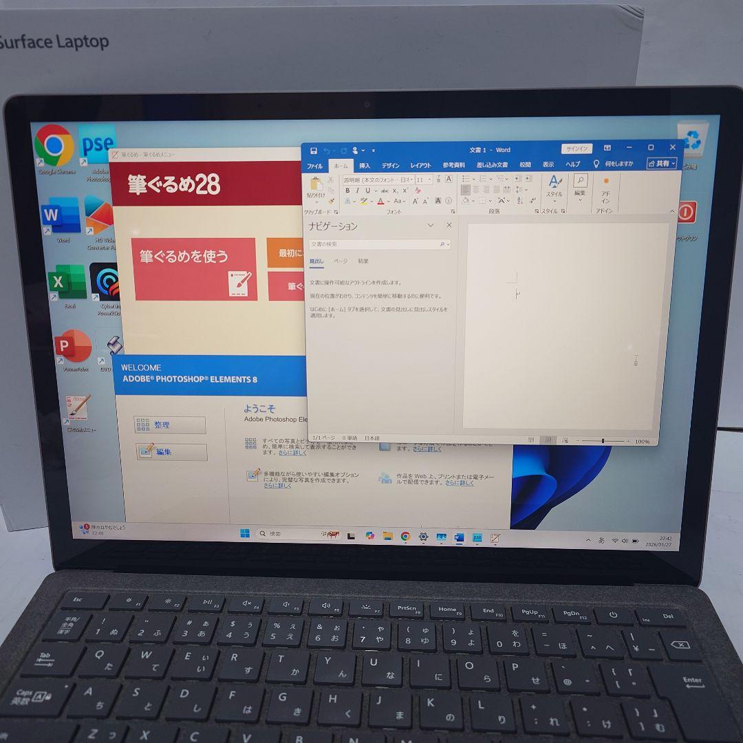 ✨️低使用品✨️ Surface Laptop Win11Pro Office付