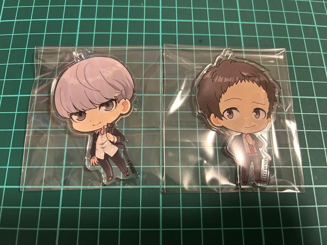 ペルソナ4 楽天くじ 主人公&足立 アクリルキーホルダー