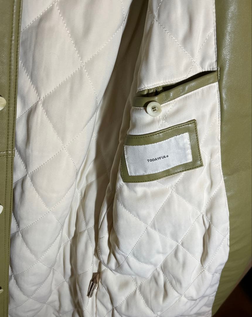 【TODAYFUL】Ecoleather Over Jacket