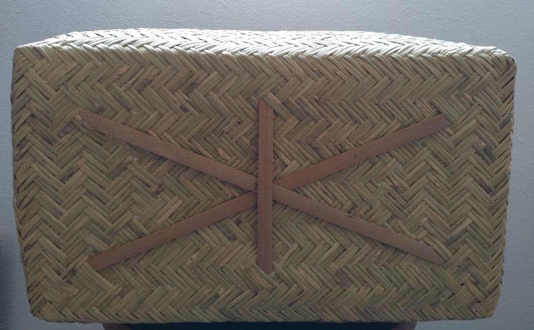 新品未使用☆岩手鳥越竹細工☆篠竹☆すず竹☆収納かご☆市場かご