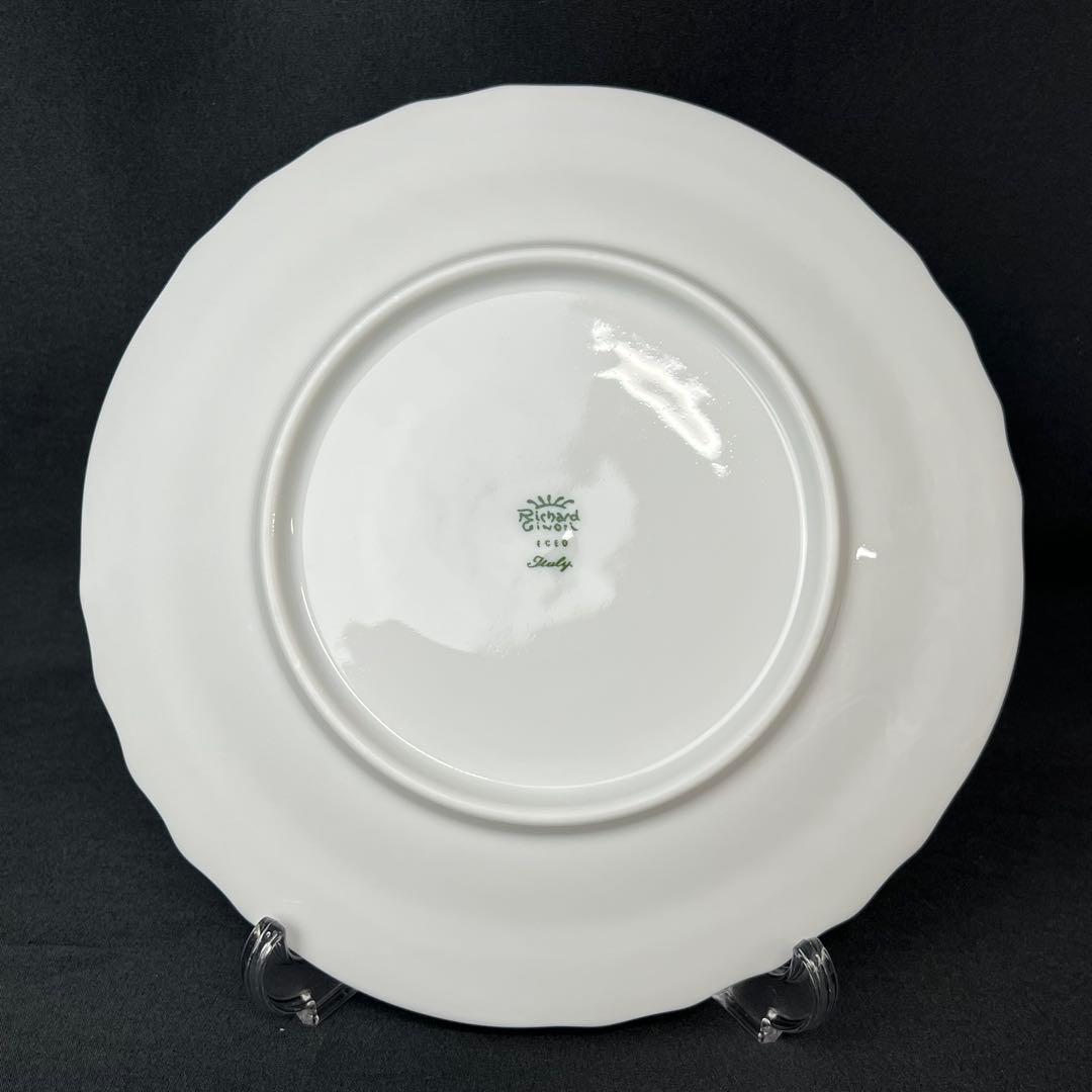 リチャードジノリ　ベッキオホワイト　スープカップ＆ソーサー　ペア