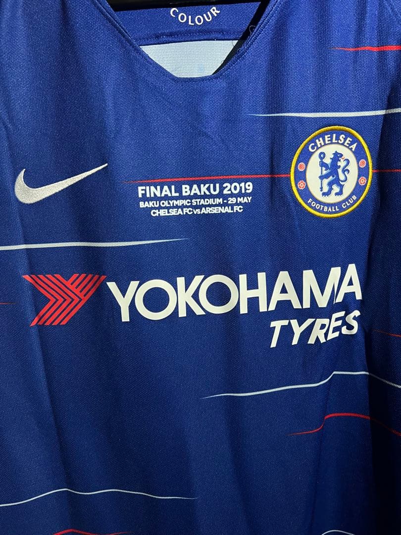 【正規品・タグ付】アザール ＃１０ チェルシー１８／１９ EL決勝仕様 (H)