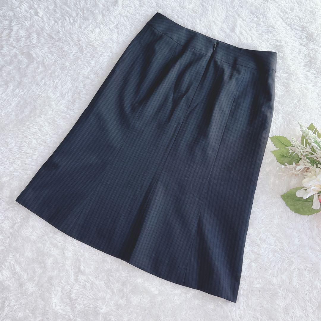 極美品✨コムサイズム スーツ ３点セット パンツ スカート 洗える ネイビー