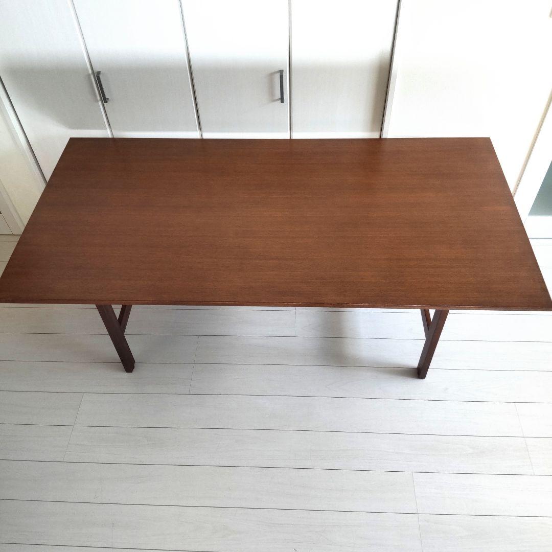 天然木　マホガニー　ACTUS　ダイニングテーブル　ダークブラウン　 アクタス