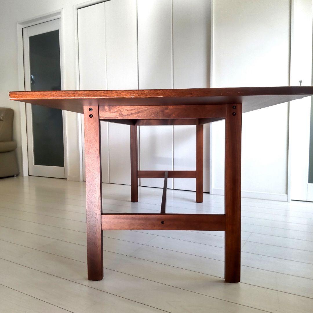 天然木　マホガニー　ACTUS　ダイニングテーブル　ダークブラウン　 アクタス