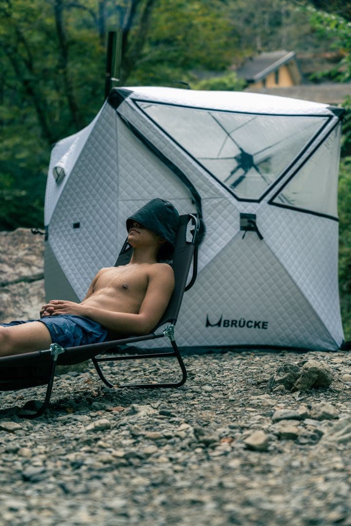 【新品未使用】サウナテントPRO 防水 サウナテント white パノラマPRO