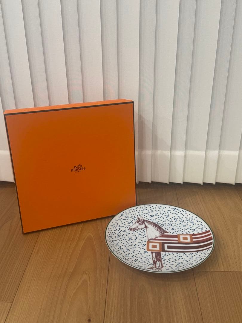 HERMES エルメス・イポモビル デザートプレート No1