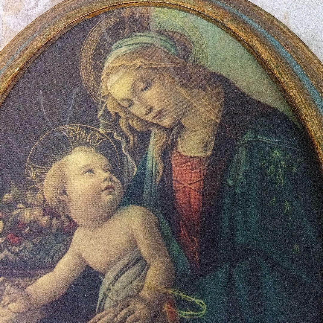 ボッティチェリ聖母子　 壁掛オルゴール