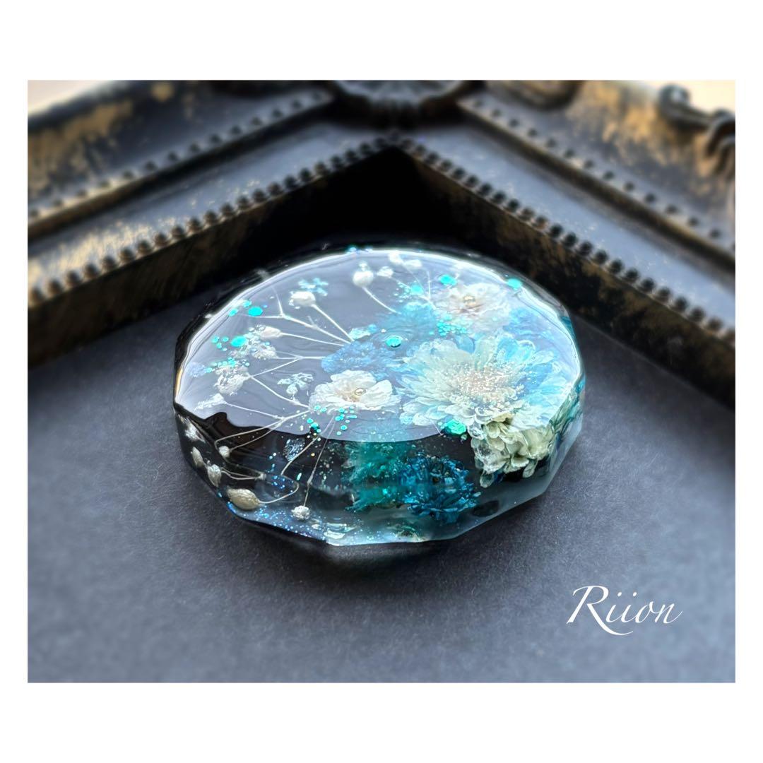 no.1109❁⃘*.゜ドライフラワーたちのレジンヘアゴム*.゜❁⃘大ぶり