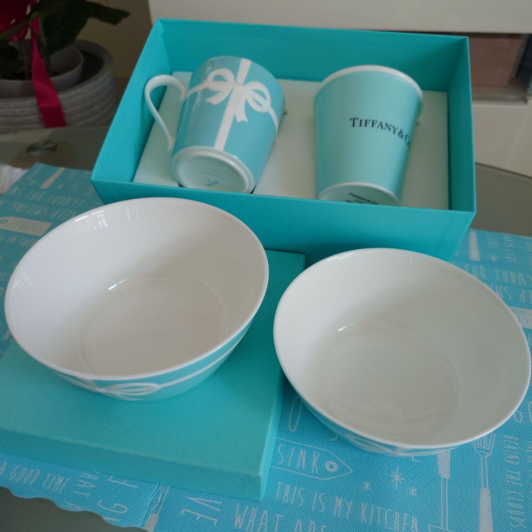 ティファニー　マグカップ、ブルーボックスボウルセット