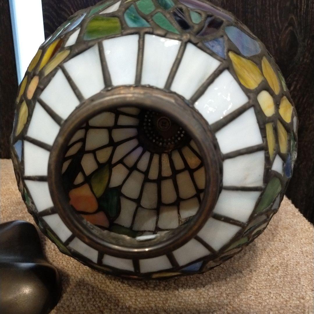 586 ステンドグラス球型フロアスタンド
