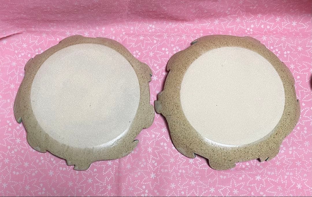 苔色工房　田中遼馬　大小各2枚　チューリップ　ミントグリーン・ピンク　新品未使用