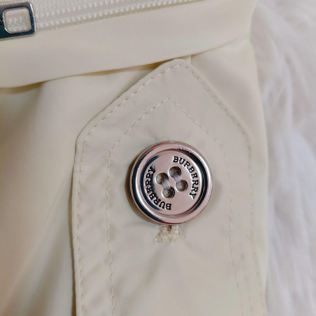 バーバリーロンドン　撥水スプリングコート トレンチコート　ノバチェック　40