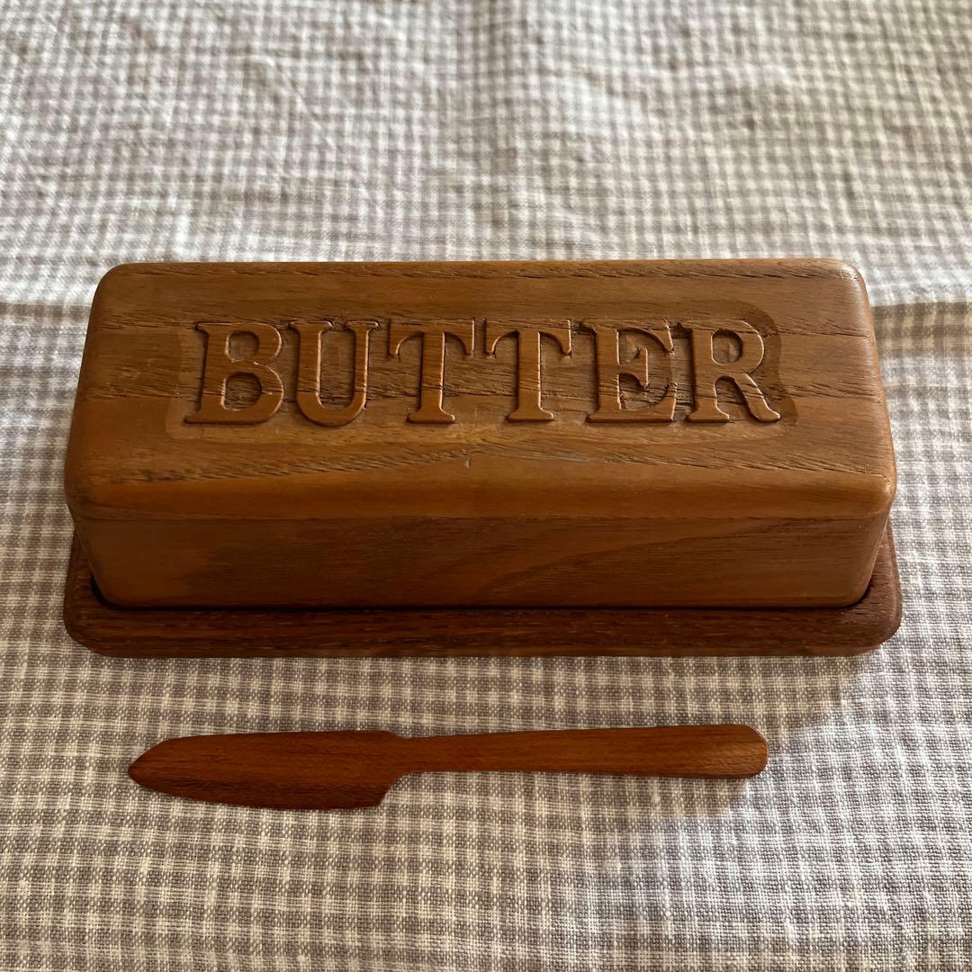 三谷龍二　バターケース　ナイフ付き