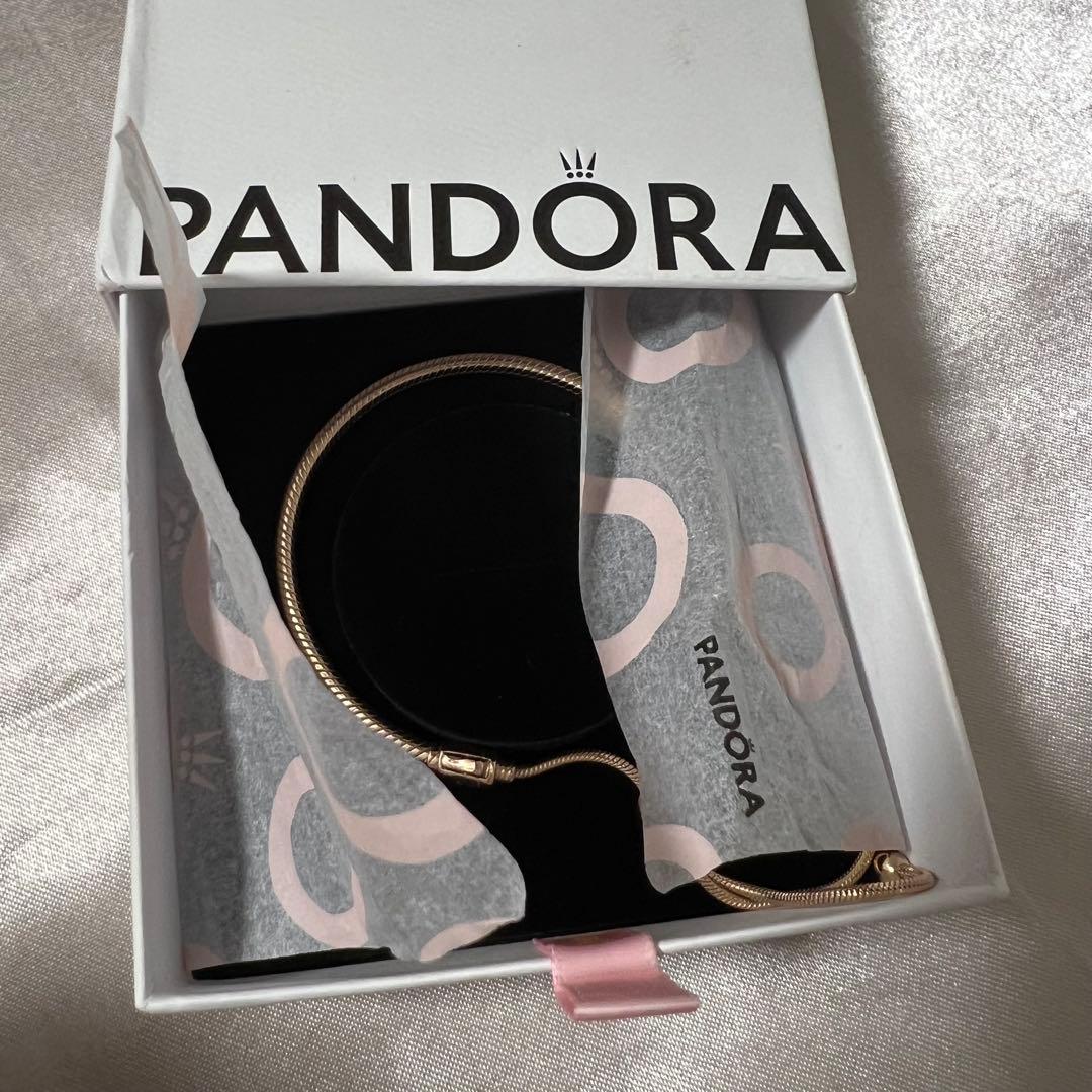 美品　Pandora Snake Chain Slider ブレスレット