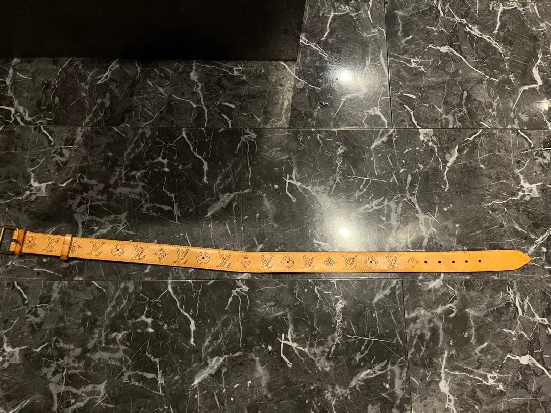 てっぺい ルイヴィトン ベルト マヒナ サンチュール パンチング