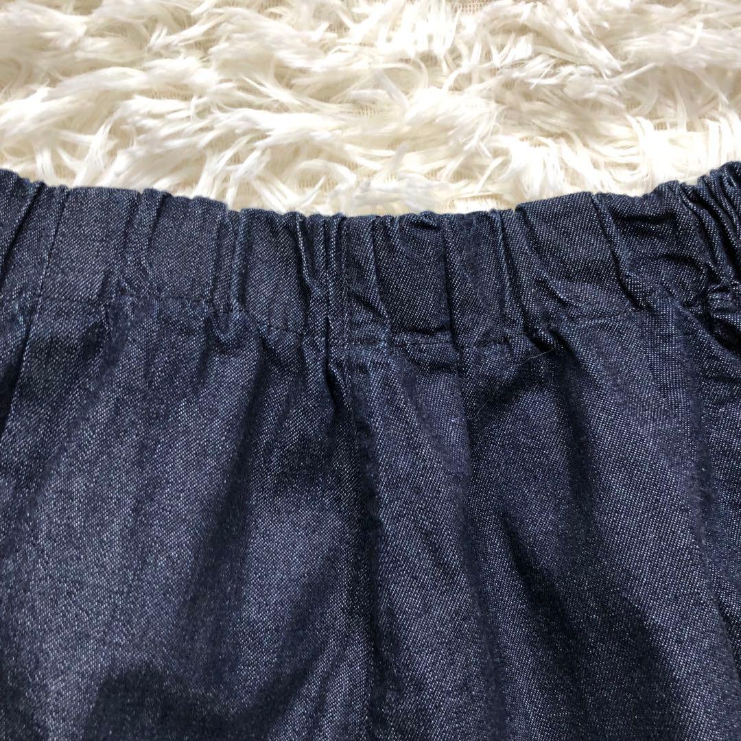 ミズイロインド mizuiroind ワイドイージーパンツ　デニム