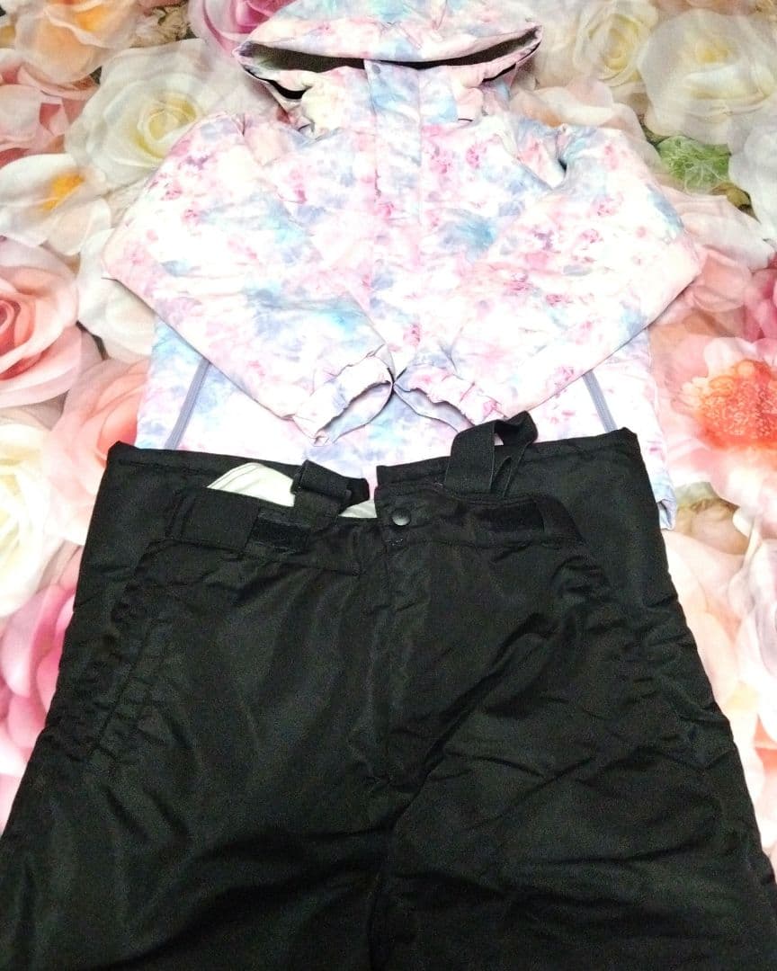 値下げ！Binzart 子ども用 スキーウェア ピンク・青 160cm