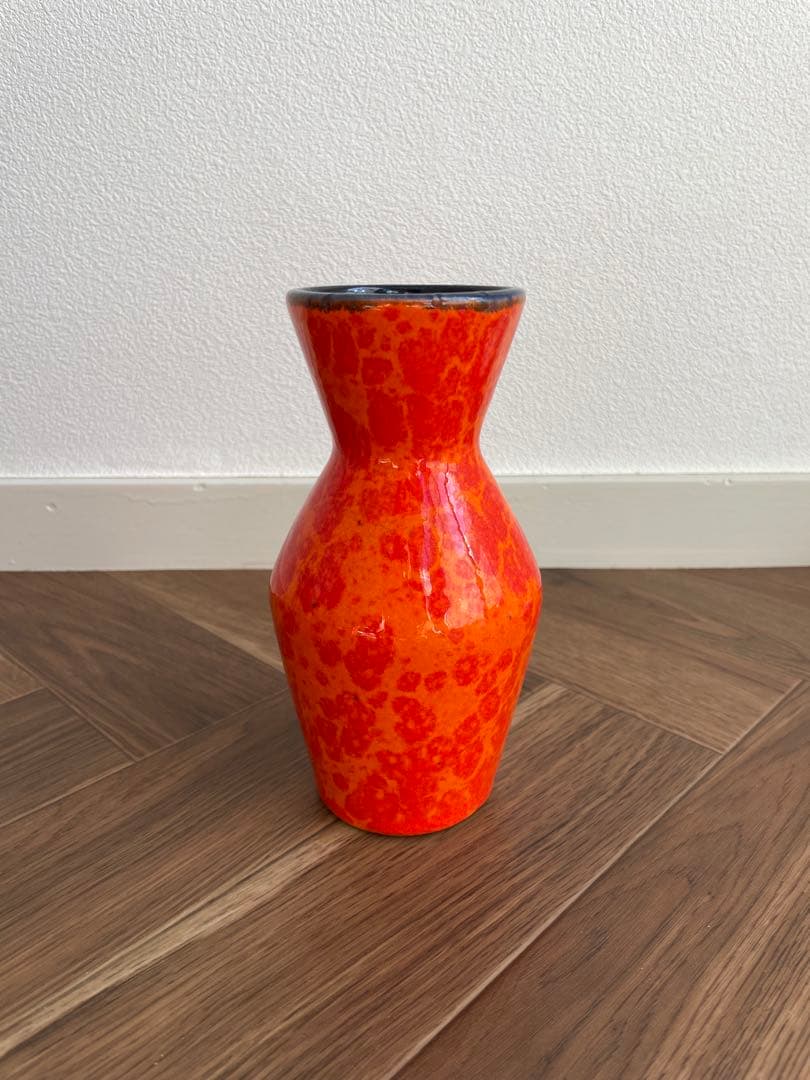 ヴィンテージフラワーベース　花瓶　ファットラバ　西ドイツ