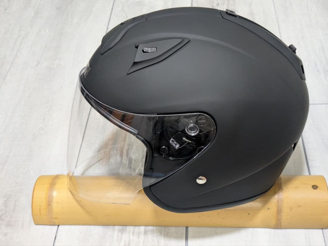 ZENITH マットブラック ジェットヘルメット