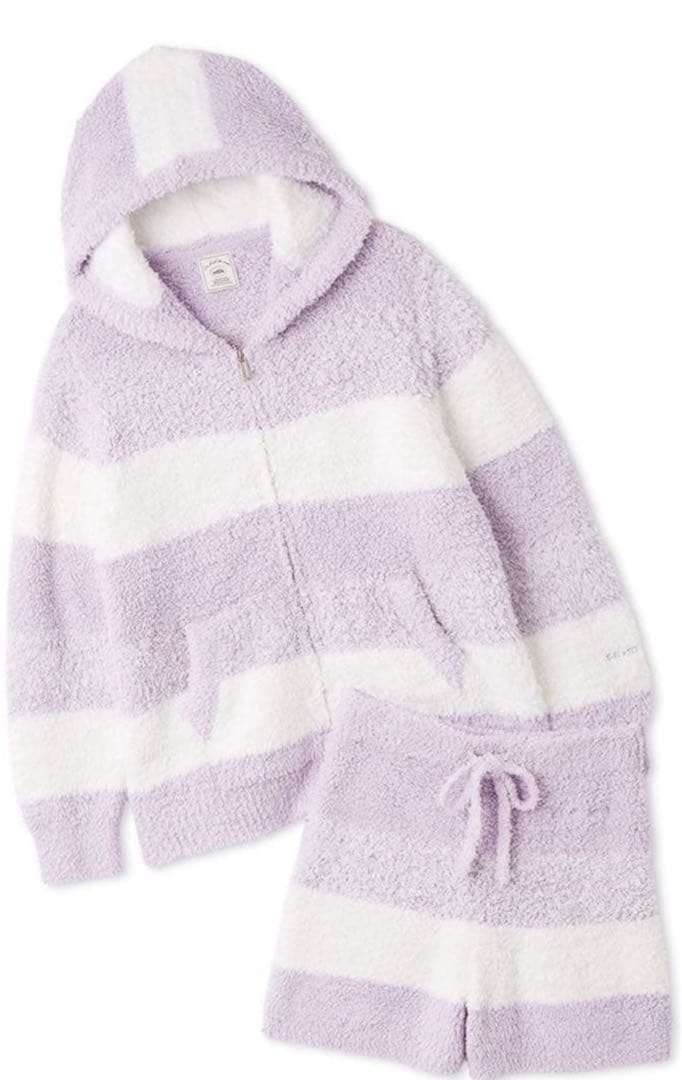 【新品】ジェラートピケ　箱、ショッパー付き パーカー&ショートパンツ上下セット