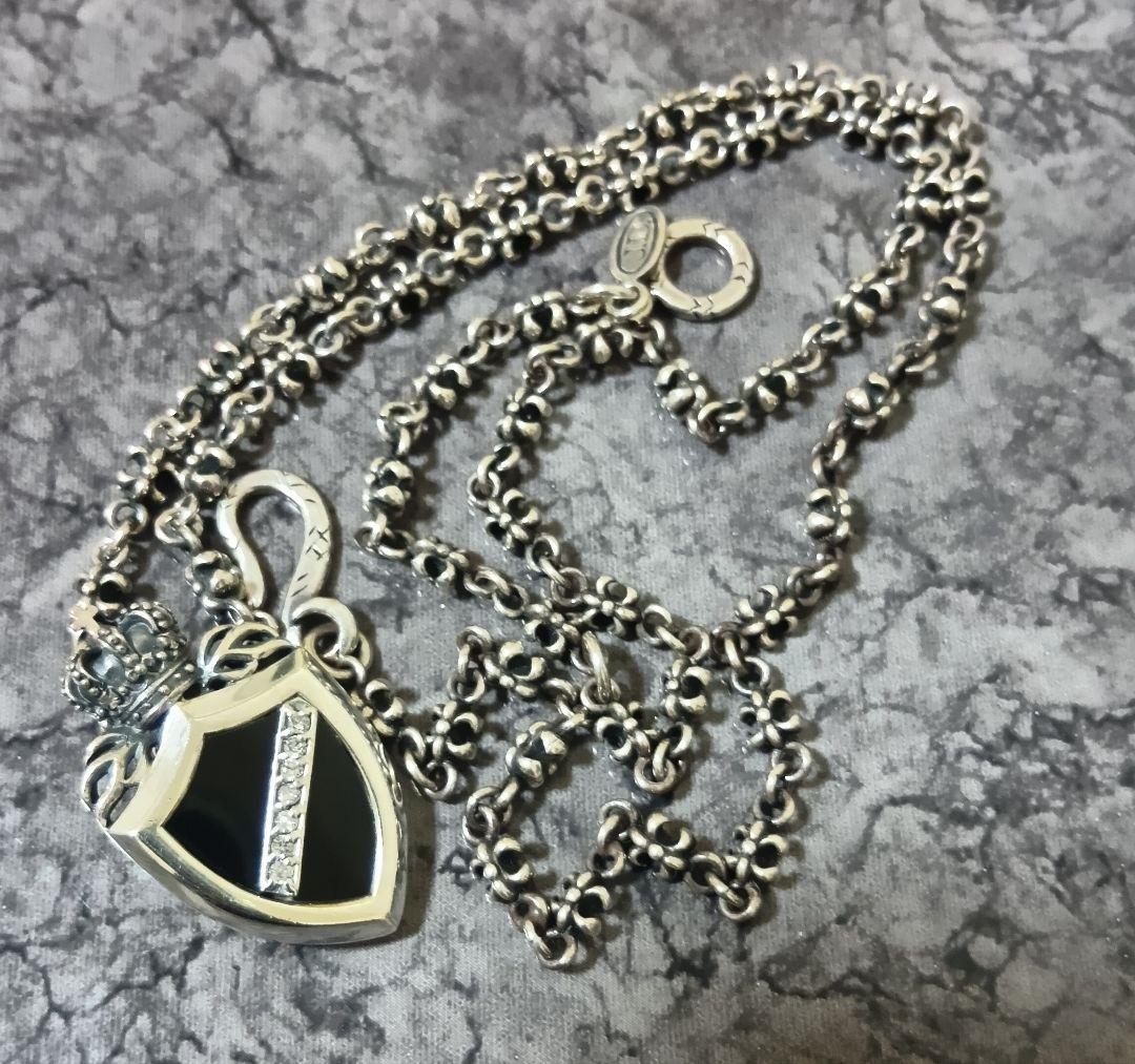 Justin Daivis Chain50cm＆CROWN SHIELD