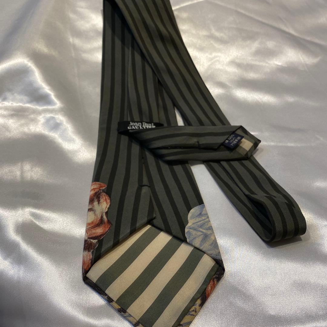 希少傑作Jean Paul GAULTIER ゴルチェ　アーカイブシルクネクタイ