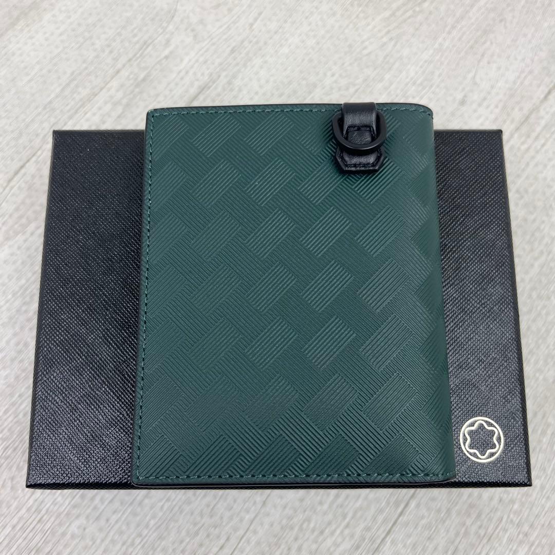 未使用級✨ MONTBLANC モンブラン 折り財布 エクストリーム グリーン