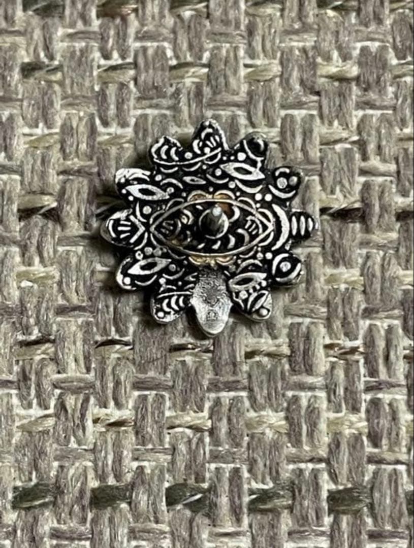 GUCCI フラワーピアス 青