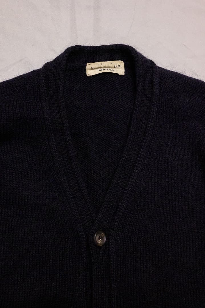 ma'ry'ya マリヤ モヘヤカーディガン ネイビー