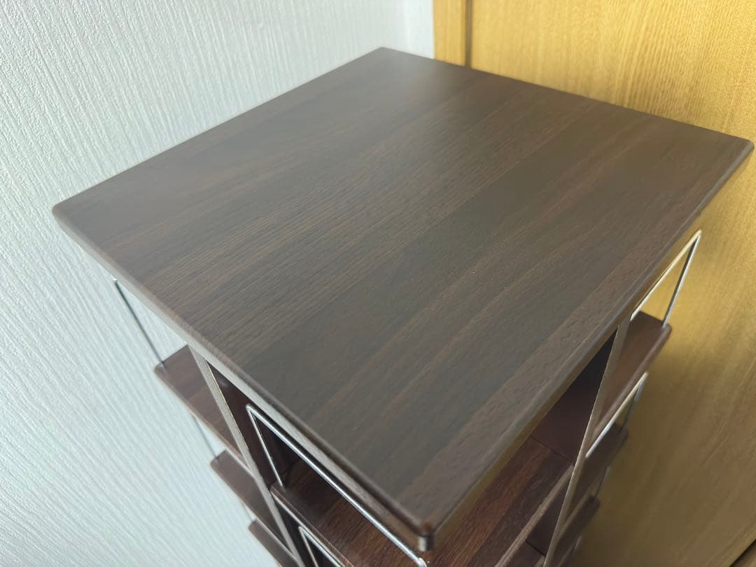 回転式マルチタワーラック CD・DVD収納 大容量 DBR LCI-144