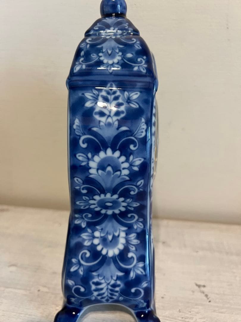 【動作確認済OK】龍峰釜 三洋陶器 置時計