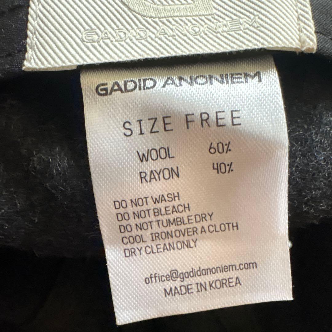 GADIDANONIEM ダークブルー ベースボールキャップ