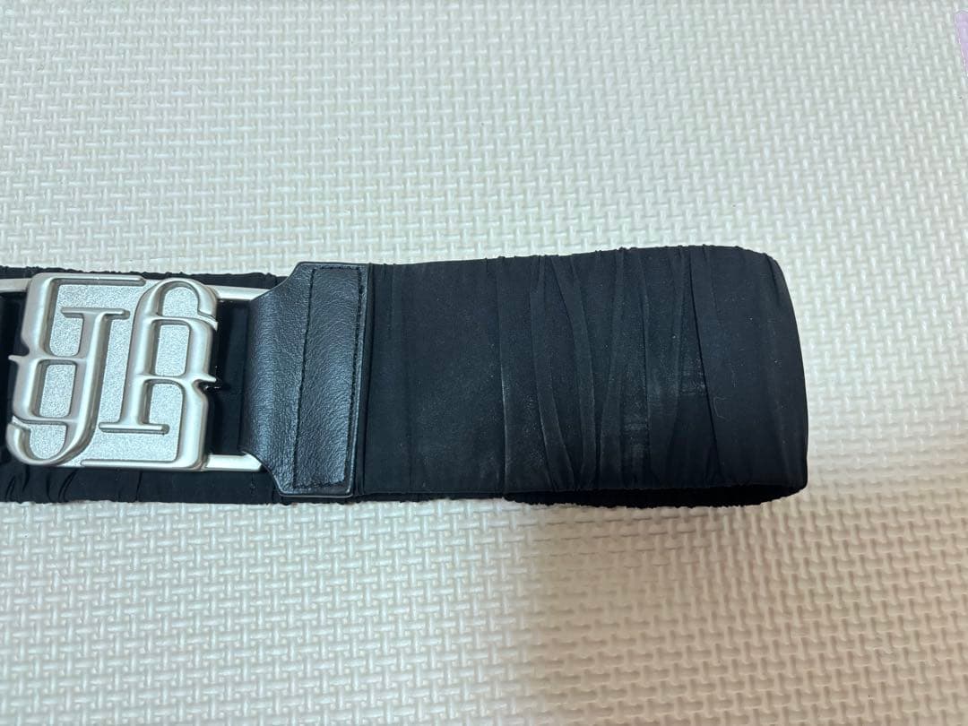 【最終値下げ】GYDA ロングダウンコート ブラック ベルト付き