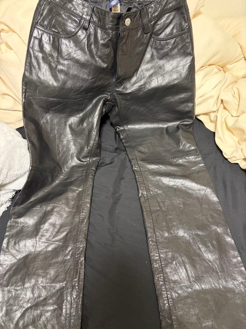 OLD GAP 名作 レザーパンツ 90s 00s カニエ•ウエスト