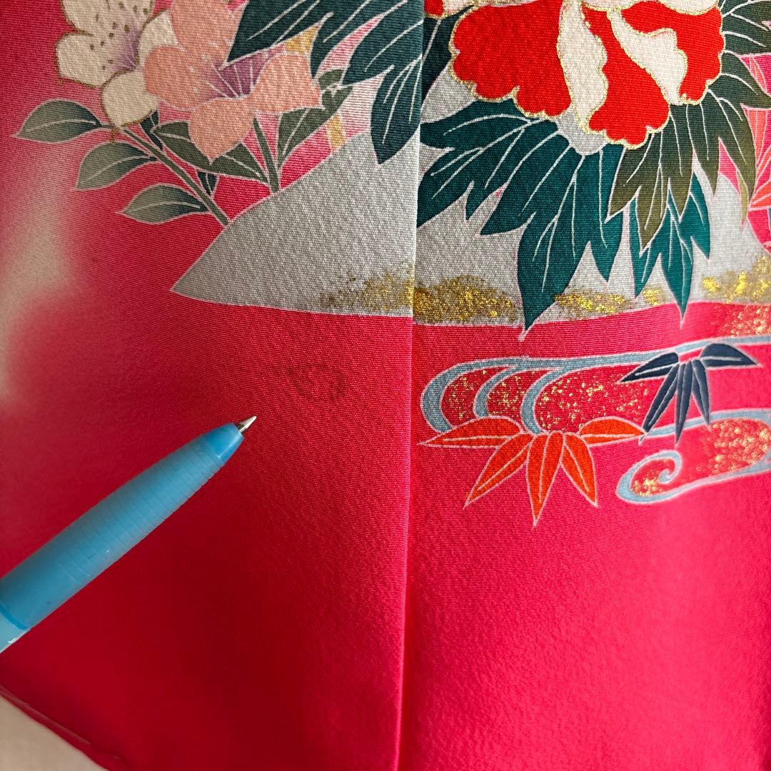 七五三　三歳　正絹着物長襦袢 六点セット　美品