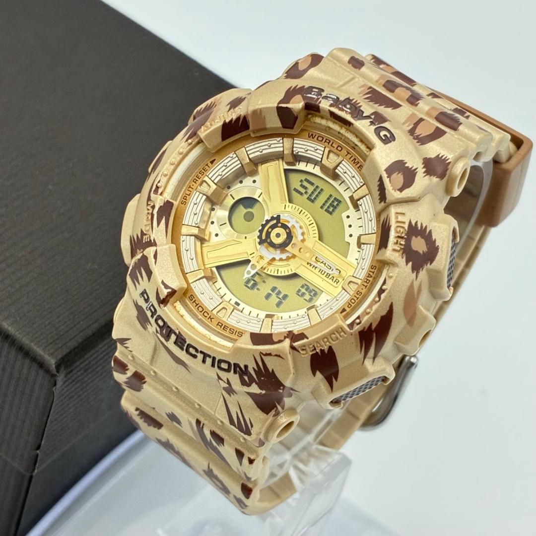 電池交換済 CASIO Baby-G BA-110 レオパードシリーズ y2k