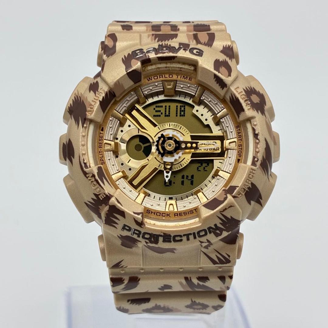 電池交換済 CASIO Baby-G BA-110 レオパードシリーズ y2k
