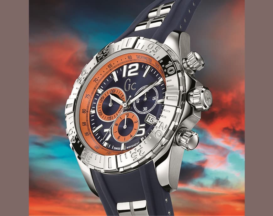 【スイス製】Gc クロノグラフ 腕時計