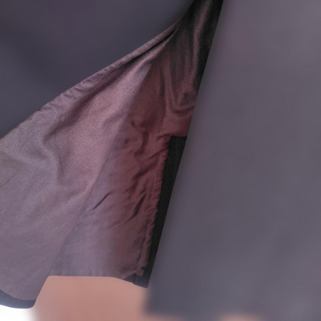 【美品】アトリエナルセ　メルトンウールコクーンコート　ブラック