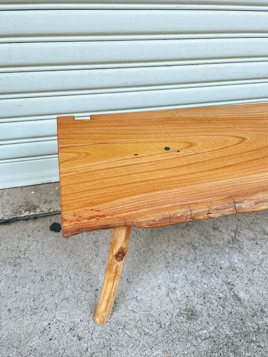 古材使用欅レジン/エポキシベンチテレビ台/コーヒーテーブル/リバーテーブル