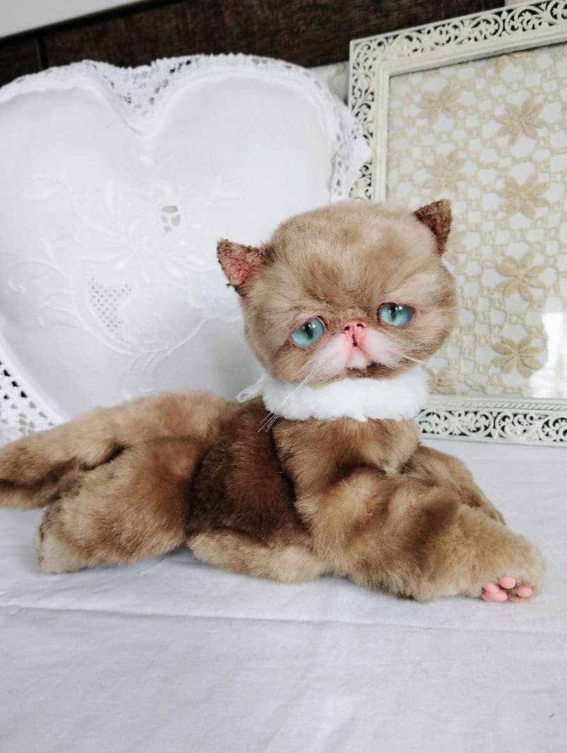 eriちゃんオーダー❤高級ファー♡エキゾチック子猫ちゃん♡アートドールぬいぐるみ