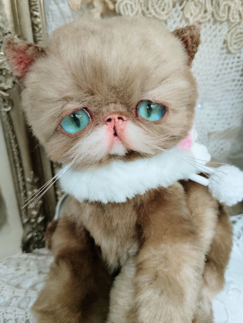 eriちゃんオーダー❤高級ファー♡エキゾチック子猫ちゃん♡アートドールぬいぐるみ